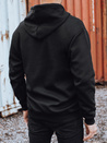 Férfi kapucnis pulóver fekete Dstreet BX5925