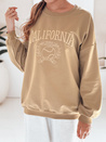 Női oversize pulóver CALIFORNIA DREAM Szín Bézs DSTREET BY1194