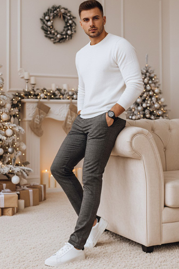 Férfi alkalmi nadrág grafitból Dstreet UX4406z