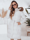 Női steppelt téli kabát szőrmével STYLEBELLA fehér Dstreet TY4610