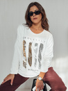 Női oversize blúz MODEZINE fehér Dstreet RY2689