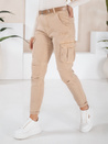 Női cargo nadrág CARGOIF világos bézs Dstreet UY2712 Dstreet UY2712