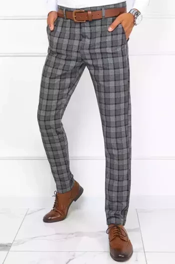 Férfi sötétszürke nadrág Dstreet UX3789