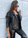 Női bőrkabát VOGUE GLAM fekete Dstreet TY3898