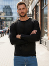 Férfi fekete pulóver Dstreet WX2312z