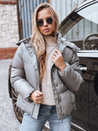 Női bőrdzseki COLLAR Szín Fekete DSTREET TY3899
