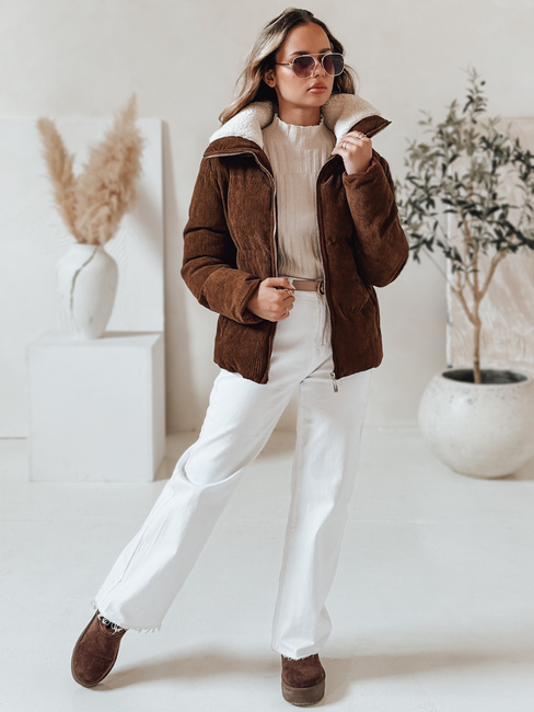 Női télikabát TRENDYGLAM barna Dstreet TY4941