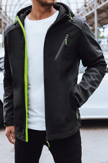 Férfi softshell Szín Fekete DSTREET TX4469