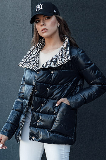 Kurtka damska DELSY granatowa Dstreet TY4465