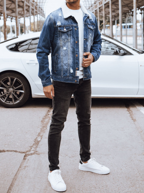 Férfi farmerdzseki Szín Kék DSTREET TX4580