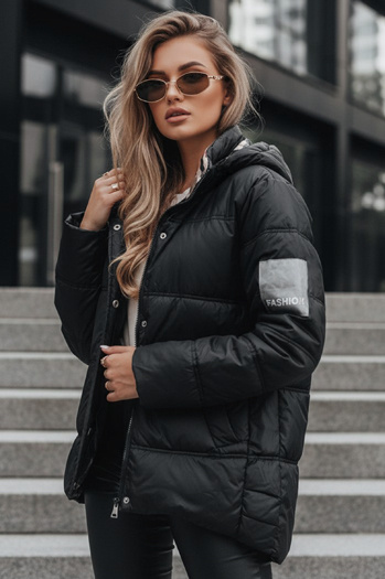 Női steppelt dzseki HIMES Szín Fekete DSTREET TY4245