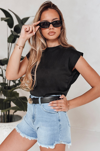 T-shirt damski FILLIPS czarny Dstreet RY2497