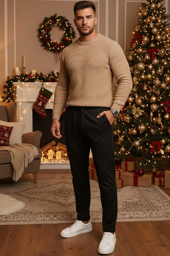 Férfi fekete nadrág Dstreet UX4413