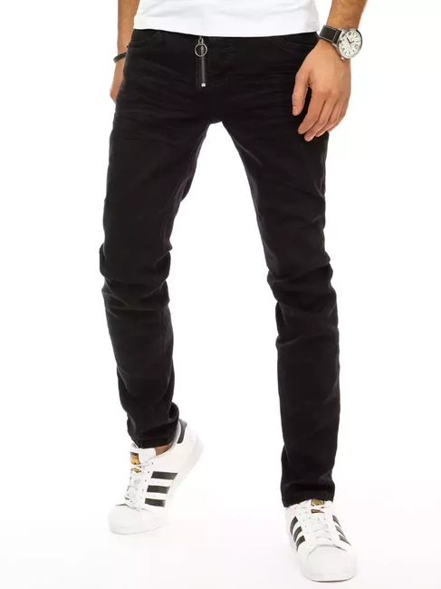 Férfi slim fit farmernadrág fekete színben Dstreet UX2944