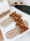 Női LOVESLIDE camel flip-flopok Dstreet ZY0996