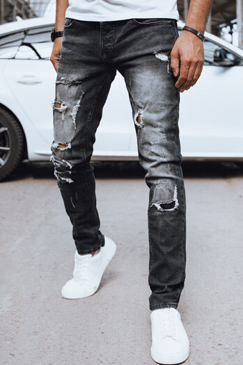 Spodnie męskie jeansowe czarne Dstreet UX4223