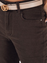 Női széles szárú farmernadrág barna Dstreet UY2762