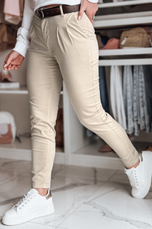 Női chino övvel MODELA cappuccino Dstreet D Street UY2566