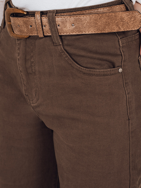 Női széles szárú farmer barna Dstreet UY2845 UY2845