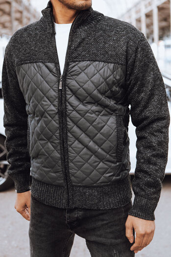 Férfi steppelt dzseki Szín Sötétszürke DSTREET TX4577