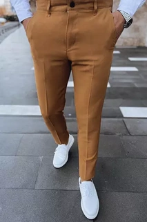 Férfi chino nadrág Szín Camel DSTREET UX3974