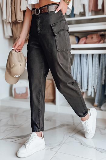 Női buggyos nadrág GOTRENDI fekete Dstreet UY2524