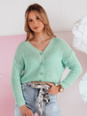 Swter női egyméretű oversize bordás SWEETDREAM menta Dstreet MY2458_4