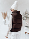 Női steppelt mellény URBANELLE barna Dstreet TY4970 Dstreet TY4970