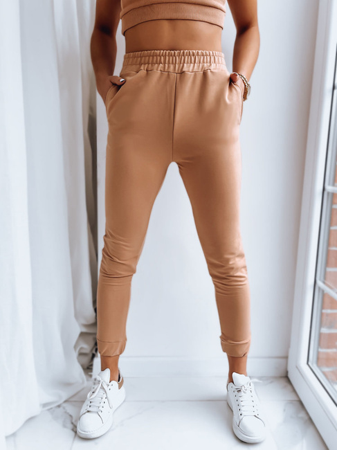 Női szabadidőnadrág MY HONEY Szín Camel DSTREET UY1416