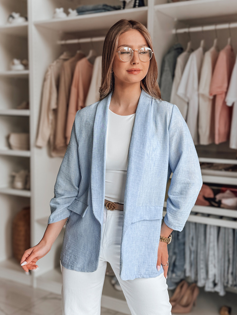 Női oversize kabát SOFT LOVE kék Dstreet PY0132 PY0132