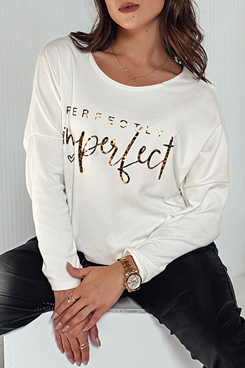 Női túlméretezett blúz PERFSTYLE fehér Dstreet RY2665