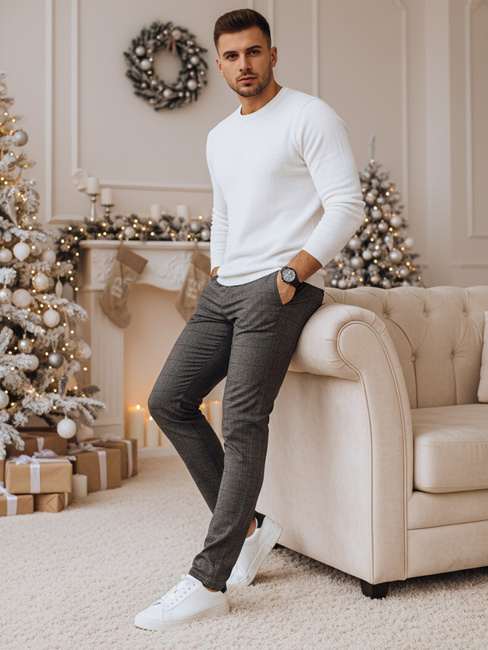 Férfi alkalmi nadrág grafitból Dstreet UX4406z