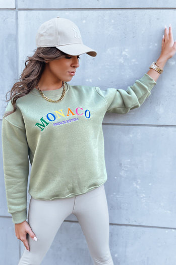 Női oversize pulóver MONACO Szín Sötétzöld DSTREET BY1233