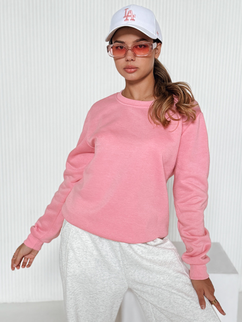 Női nem kapucnis pulóver FASHION II Szín Rózsaszín DSTREET BY0159