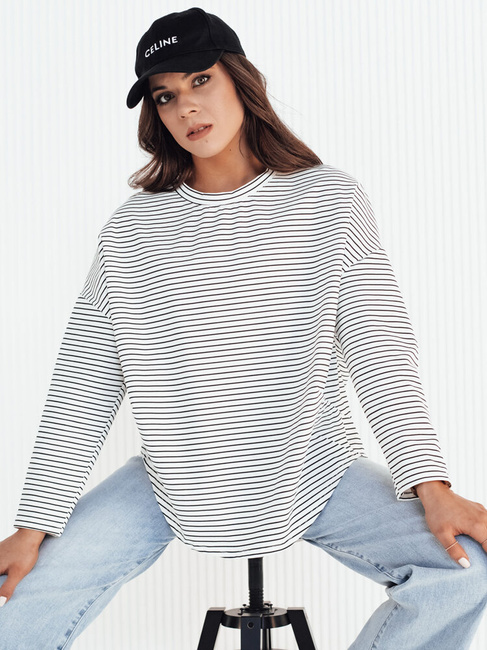 Női oversize pulóver PEILLE fehér Dstreet RY2364