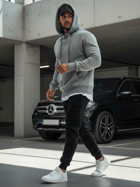 Férfi melegítőnadrág fekete színben UX2395