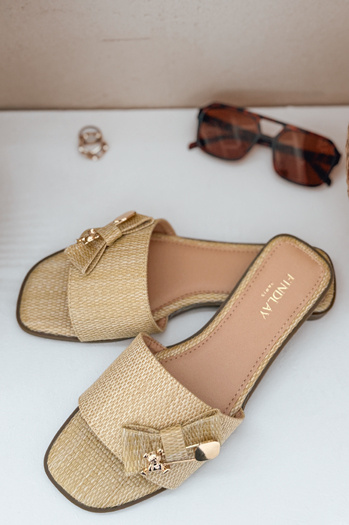 Női flip-flop TEDDYLUXE bézs Dstreet ZY0955 ZY0955