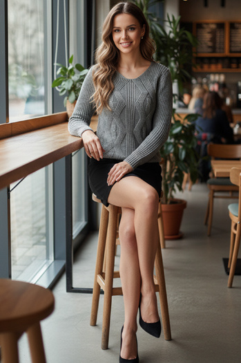 CHICRAY női pulóver világosszürke Dstreet MY2395