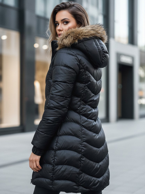 Női téli dzseki GLAMOUR FUSION Szín Fekete DSTREET TY3890z