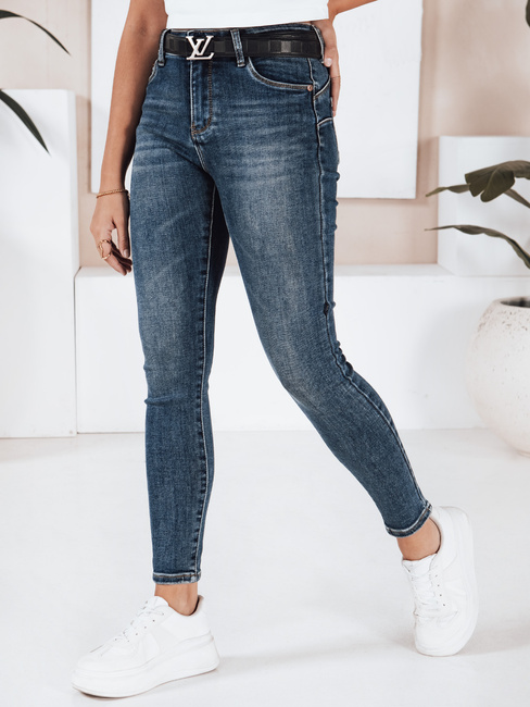 Női szűk farmer tengerészkék Dstreet UY2807