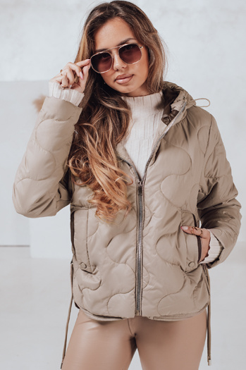 Női steppelt dzseki OLMOS Szín Bézs DSTREET TY4238