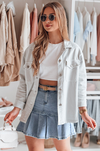 fodros miniszoknya farmer MIRABELL kék Dstreet CY0506