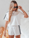Női melegítő szett LOVE SPORT fehér Dstreet AY1136 AY1136