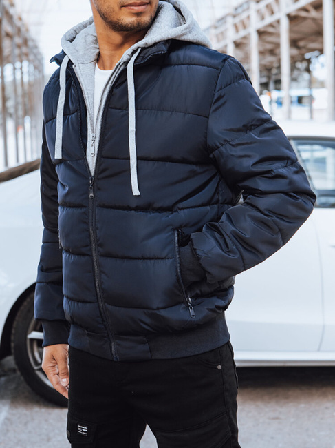 Férfi steppelt dzseki Szín Gránátkék DSTREET TX4547