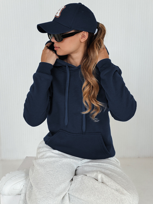 Női kapucnis pulóver BASIC Szín Gránátkék DSTREET BY0561