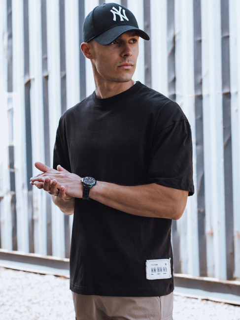 Férfi fekete póló Dstreet RX5514