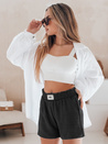 Női rövidnadrág OWN STYLE fekete Dstreet SY0451
