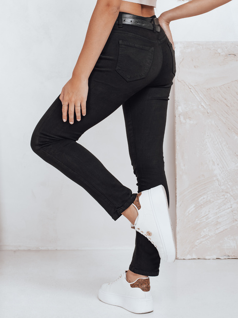 Női Magas derekú farmernadrág CHESTE Szín Fekete DSTREET UY1932