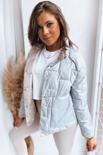 Női steppelt dzseki NATINA Szín Világoszürke DSTREET TY3618