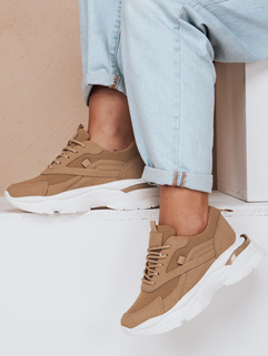 Női platform tornacipő SPORTLITE khaki Dstreet ZY0585_1